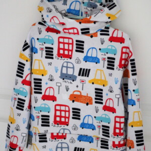 Bluza dziecięca w kolorowe autka